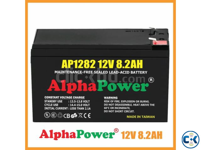 AlphaPower 12v 8.2Ah Ups Battery large image 0