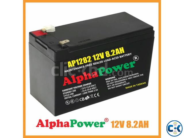 AlphaPower 12v 8.2Ah Ups Battery large image 1