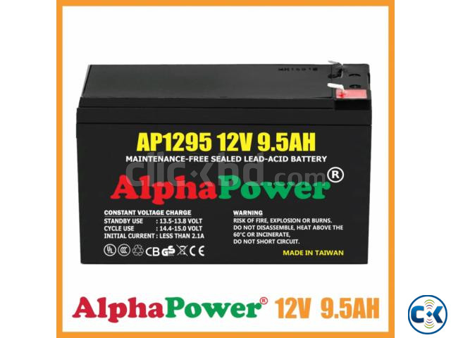 AlphaPower 12v 9.5Ah Ups Battery large image 0
