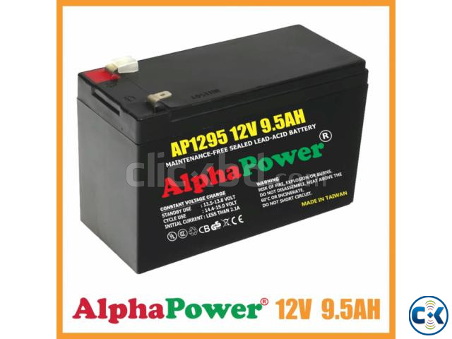 AlphaPower 12v 9.5Ah Ups Battery large image 1