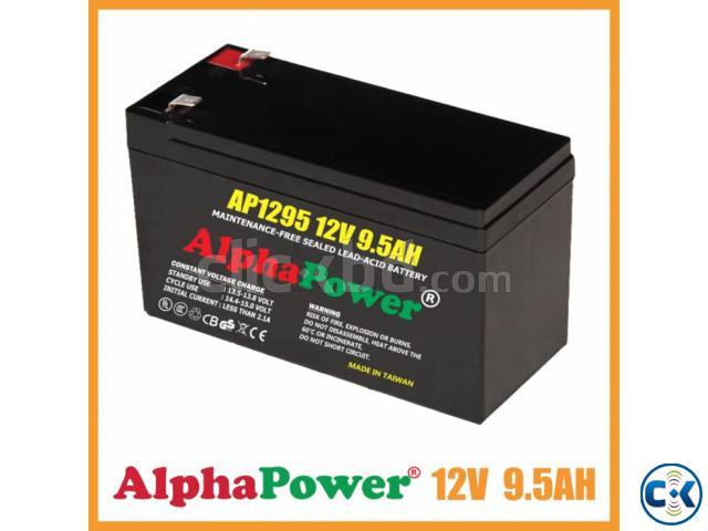 AlphaPower 12v 9.5Ah Ups Battery large image 3