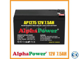 AlphaPower 12v 7.5Ah Ups Battery