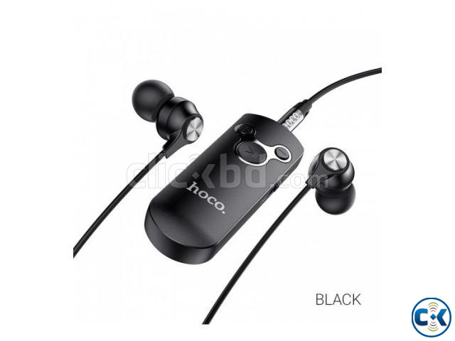 HOCO E52 2 in 1 Wired Earphones and BT 5.0 Wireless Audio Bl large image 3