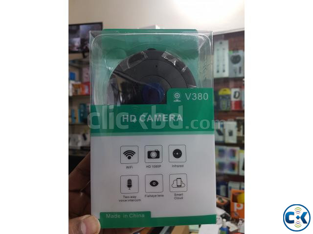 V380 Panoramic Wifi Camera Night Vision large image 1