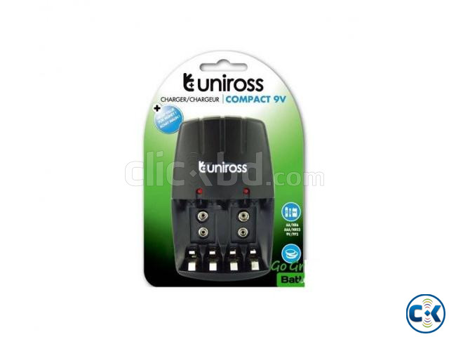 Uniross Battery Charger AA .AAA With 9V Charger Compact 9V large image 2