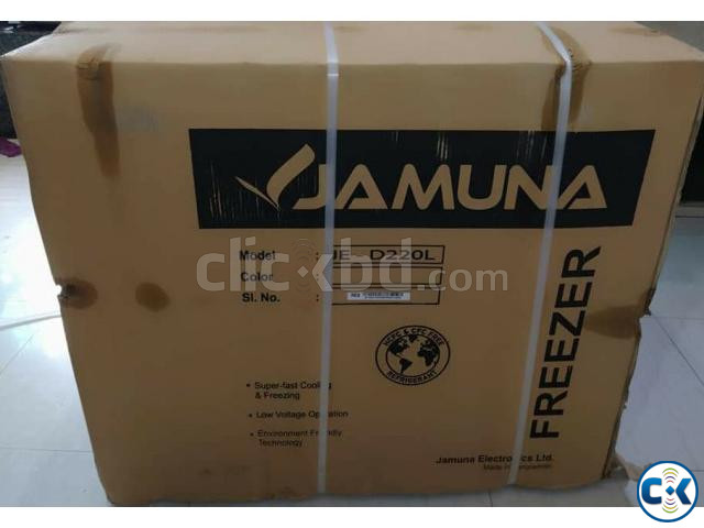 Jamuna Deep freeze 220 liter Red  large image 2