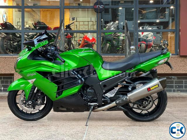 Kawasaki Ninja ZX-14R 2014 Manufacturing Candy lime green c large image 2