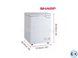 Sharp 110 Ltrs Deep Freezer SJC-118-WH