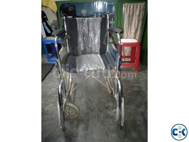 Steel wheel Chair large image 0