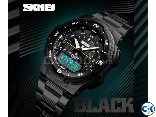 Skmei Duel Time Waterproof Watch For Men large image 0