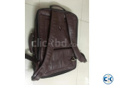 100 pure leather travel bag