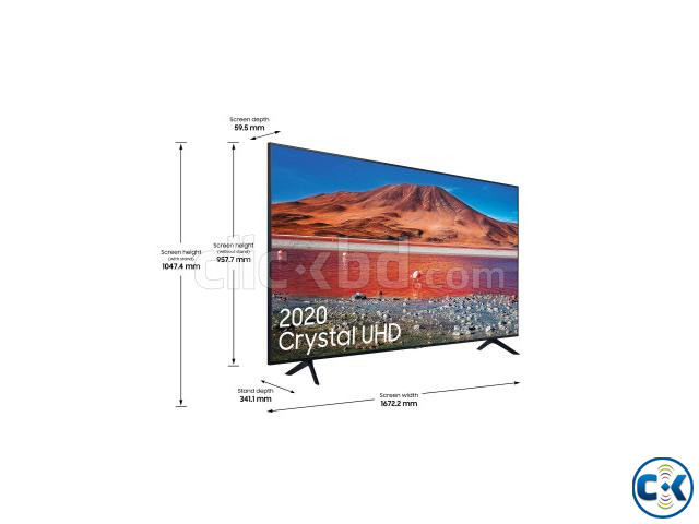 Original Samsung 55 Class TU7000 Crystal UHD 4K Smart TV large image 1