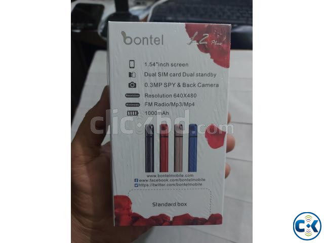 Bontel L2 Slim Phone Dual Sim Keypad Touch Free Silicon Cove large image 4
