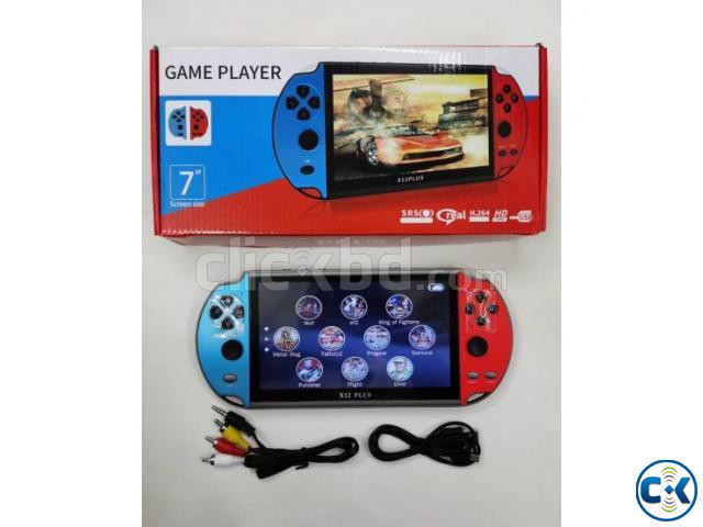 X12 Plus Game player 7 inch Display Camera Video Player large image 1