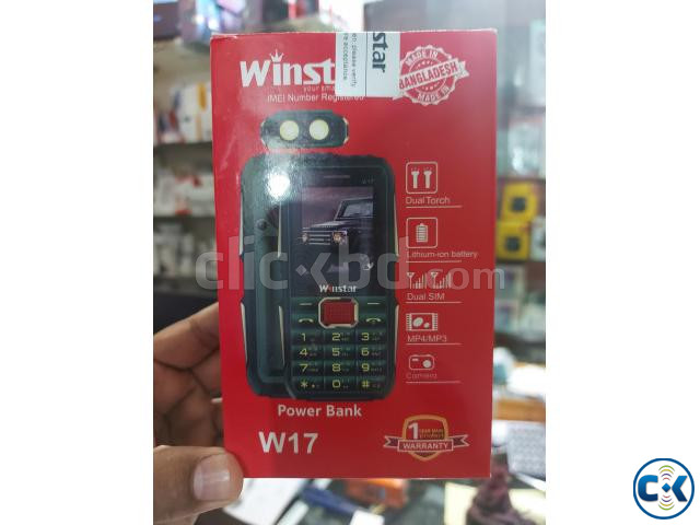 Winstar W17 Power Bank Phone 7000mAh Dual Sim With Warranty large image 1