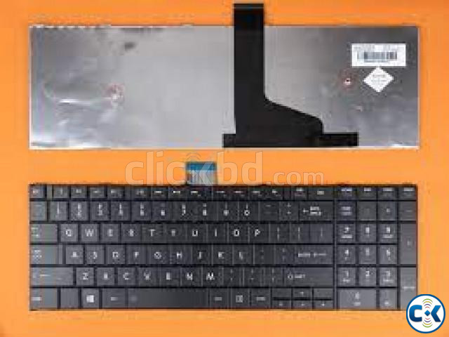 NEW TOSHIBA SATELLITE C50-B SERIES LAPTOP KEYBOARD BLACK large image 1