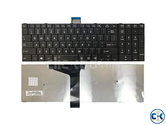 NEW TOSHIBA SATELLITE C50-B SERIES LAPTOP KEYBOARD BLACK large image 3