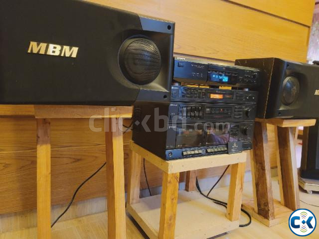 SONY CD SHERWOOD AMPLIFIER MBM SPEAKER. large image 2