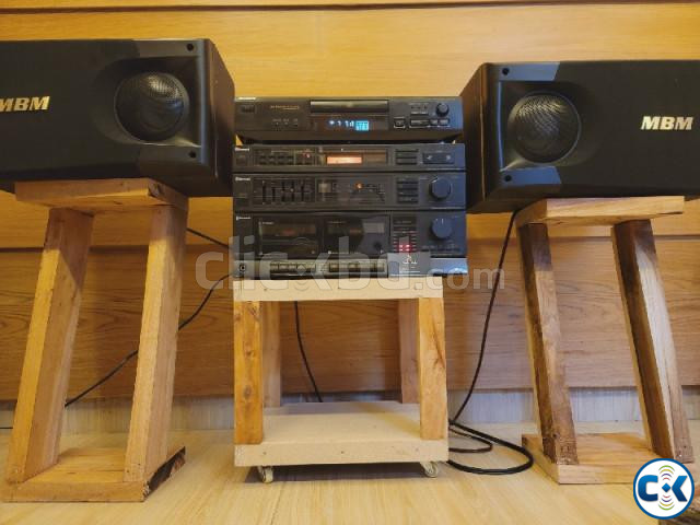 SONY CD SHERWOOD AMPLIFIER MBM SPEAKER. large image 4