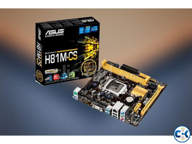 ASUS Genuine H81M-CS 4th Gen Intel Motherboard large image 1