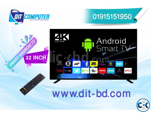 SMART ANDROID TV 32 INCH RAM-1 GB-ROM 8 GB large image 1