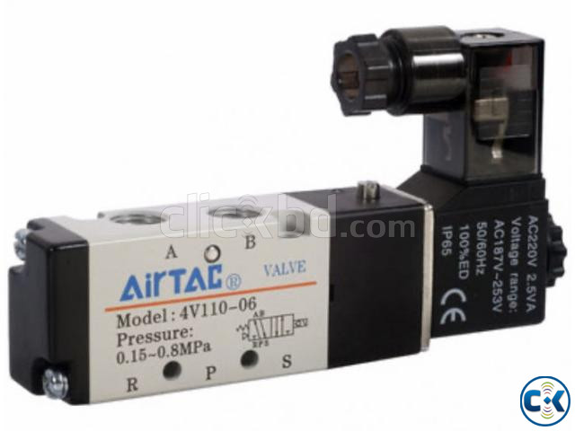 Pneumatic solenoid valve DC 12V large image 1