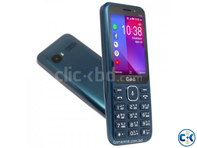 Geo T19 Button Phone With Wifi Bluetooth 4G GPS large image 0