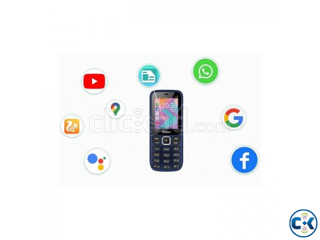 Geo T19 Button Phone With Wifi Bluetooth 4G GPS large image 2