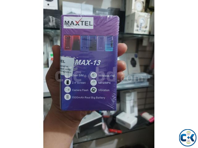 Maxtel Max 13 Folding Phone Dual Sim Wireless FM Mp3 Mp4 Pla large image 1