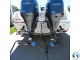 Used Yamaha 200HP 4-Stroke Outboard Motor Engine