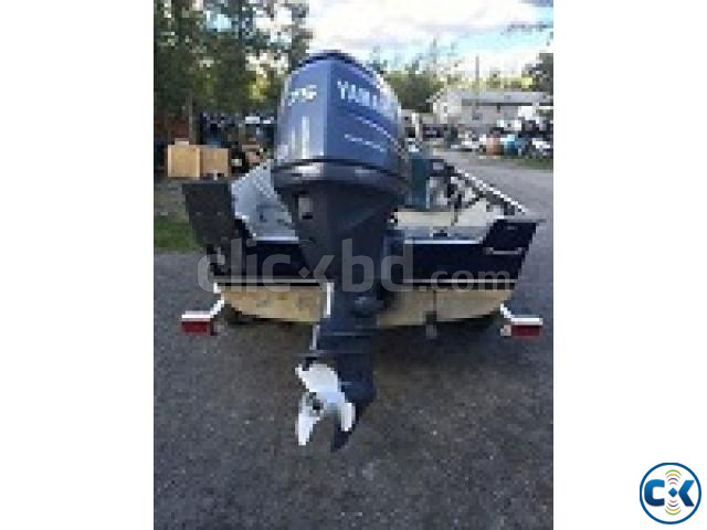 Used Yamaha 75HP 4-Stroke Outboard Motor Engine large image 0