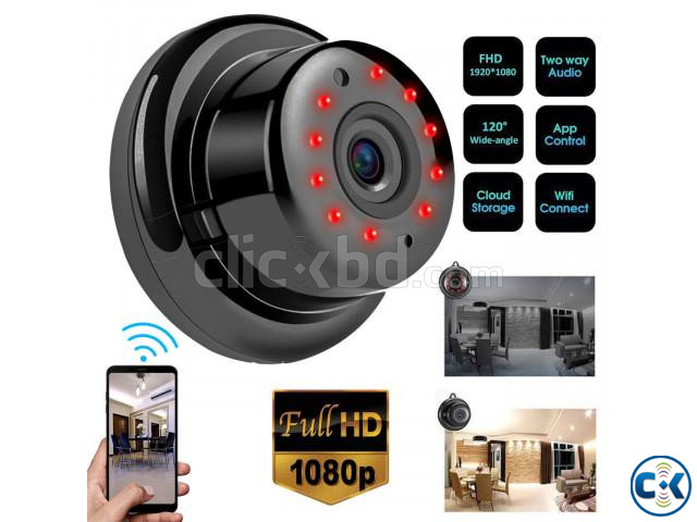 Spy V380 Mini WIFI Camera HD 1080P Night Vision large image 2