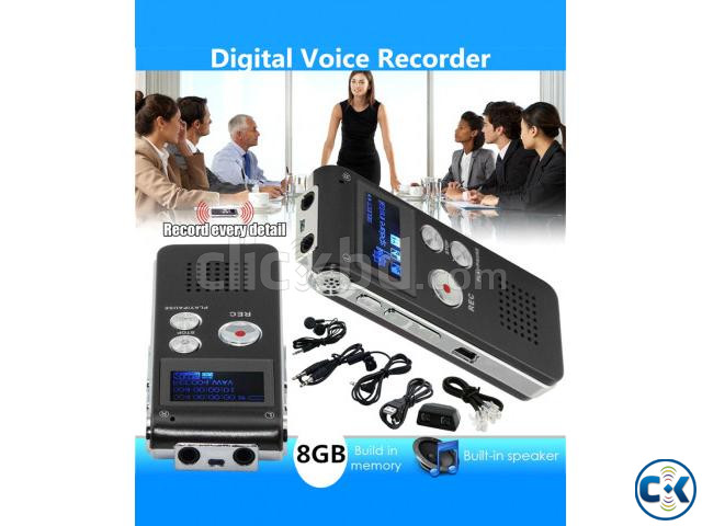 8GB Professional Audio voice Recorder large image 0