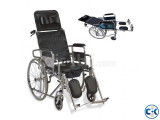 Sleeping Position Commode Wheelchair