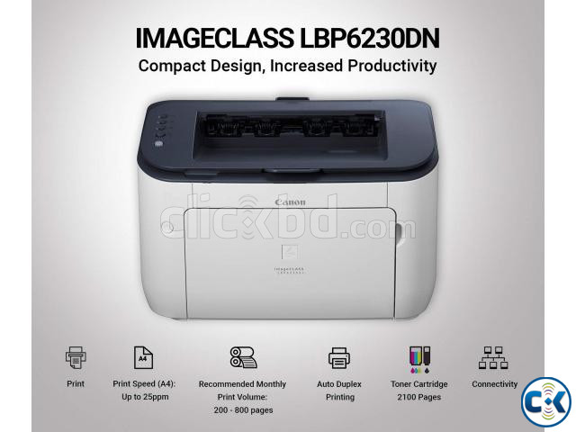 Canon LBP 6230DN with DUPLEX NETWORK LASER Printer large image 3