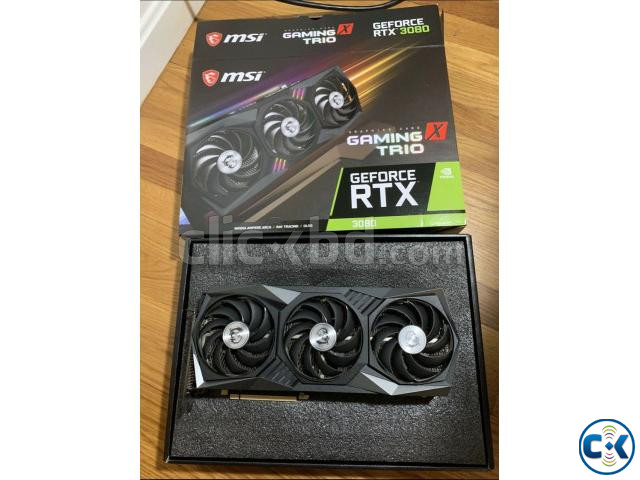 MSI GeForce RTX 3080 GAMING X TRIO 10GB GDDR6X Graphics Card large image 3