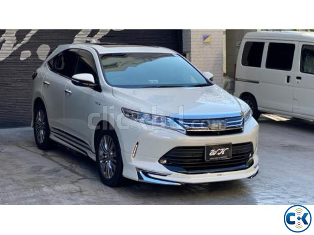 TOYOTA HARRIER 2018 PEARL large image 1