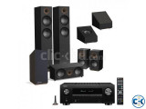 JAMO S807 HCS 5.1.2CH DOLBY ATMOS DENON AVR-X1600H ATMOS REC