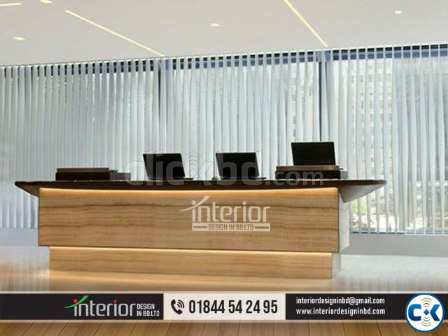 Modern reception ceiling Certain areas like the reception large image 0