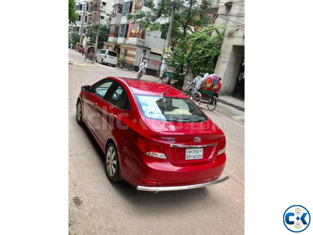 HYUNDAI ACCENT BLUE SUNROOF 2017 large image 4