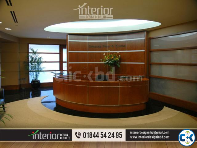 Modern reception ceiling Certain areas like the reception large image 3