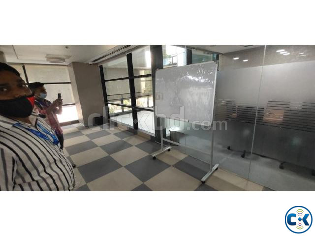 3 4 Feet Reversible Whiteboard Both Side Magnetic With Stand large image 2
