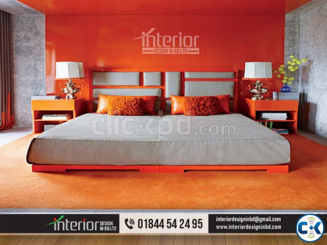 Flat Bedroom Interior Design in Bangladesh large image 1