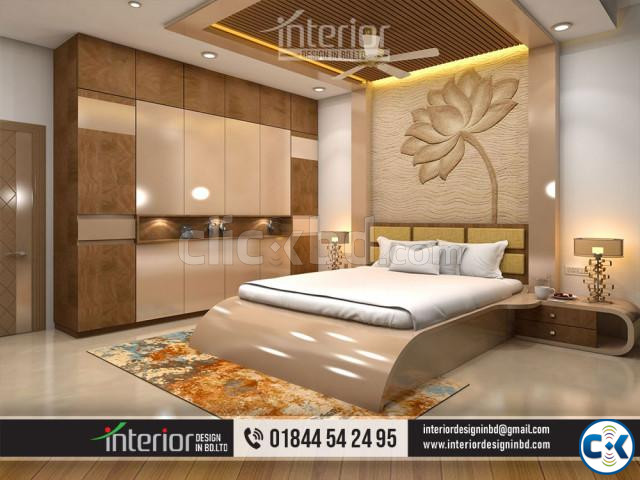 Flat Bedroom Interior Design in Bangladesh large image 3
