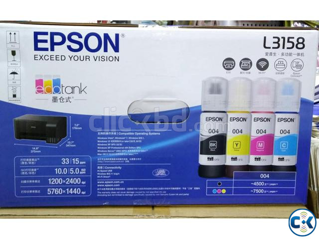 Epson L3158 Wi-Fi Multifunction Printer large image 1