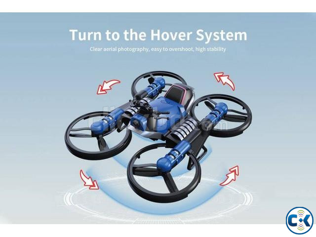 6 2 In 1 Folding RC Drone Motorcycle Vehicle Multi-functiona large image 0