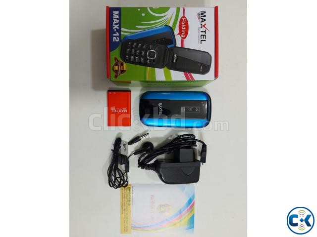 Maxtel Max12 Folding Phone Dual Sim with warranty large image 3