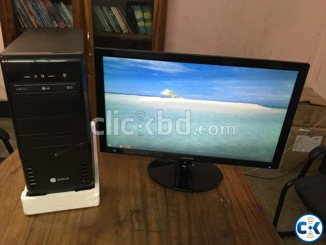 BIG OFFER Core 2Duo 1000GB HHD SS120GB Ram 2GB 20 LED Monito large image 0