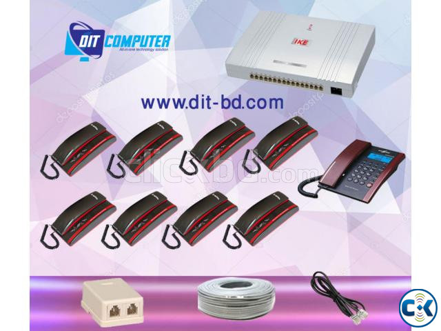 12 LINE PABX INTER COME SEXTEM 9PCS HELLO_TELL PHONE large image 1