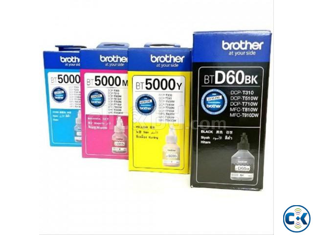 Brother 4-Color Original BTD60BK BT5000 Refill Ink FullSet large image 1